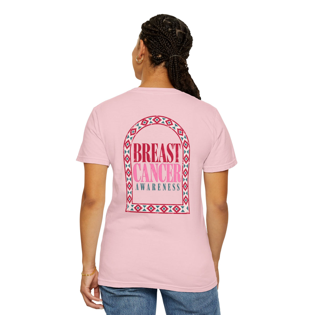 Breast Cancer Awareness T-Shirt — Pink Arch Design