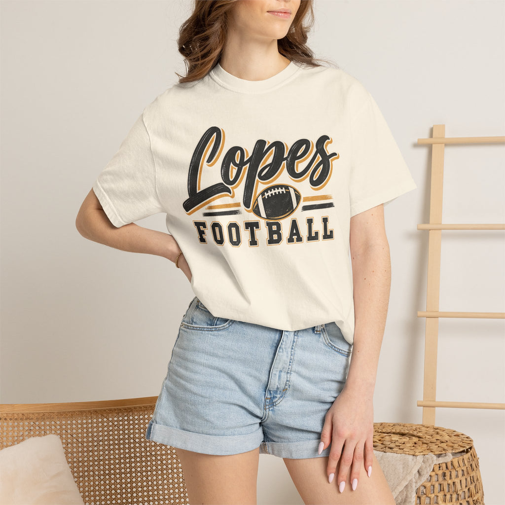 Lopes Football T-Shirt — Vintage Script Team Tee