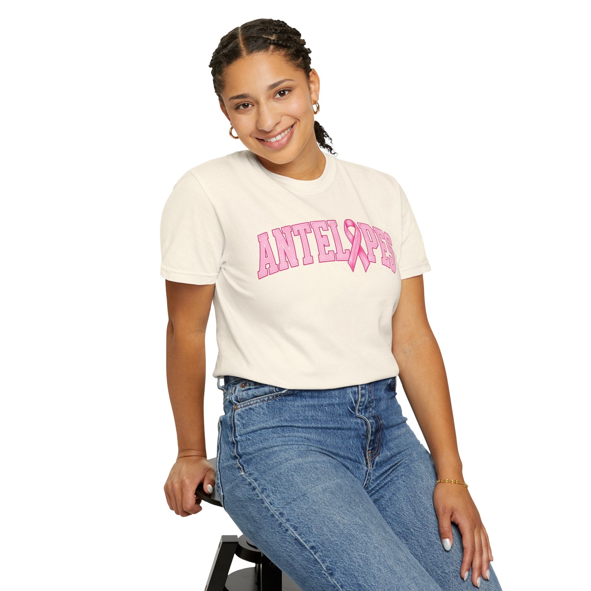 Antelopes Pink Ribbon T-Shirt — Breast Cancer Awareness Tee