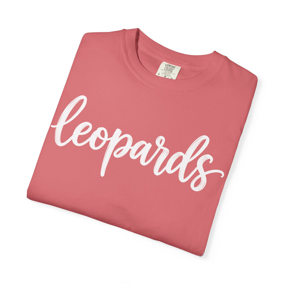 Leopards Script Tee — Retro Graphic T-Shirt