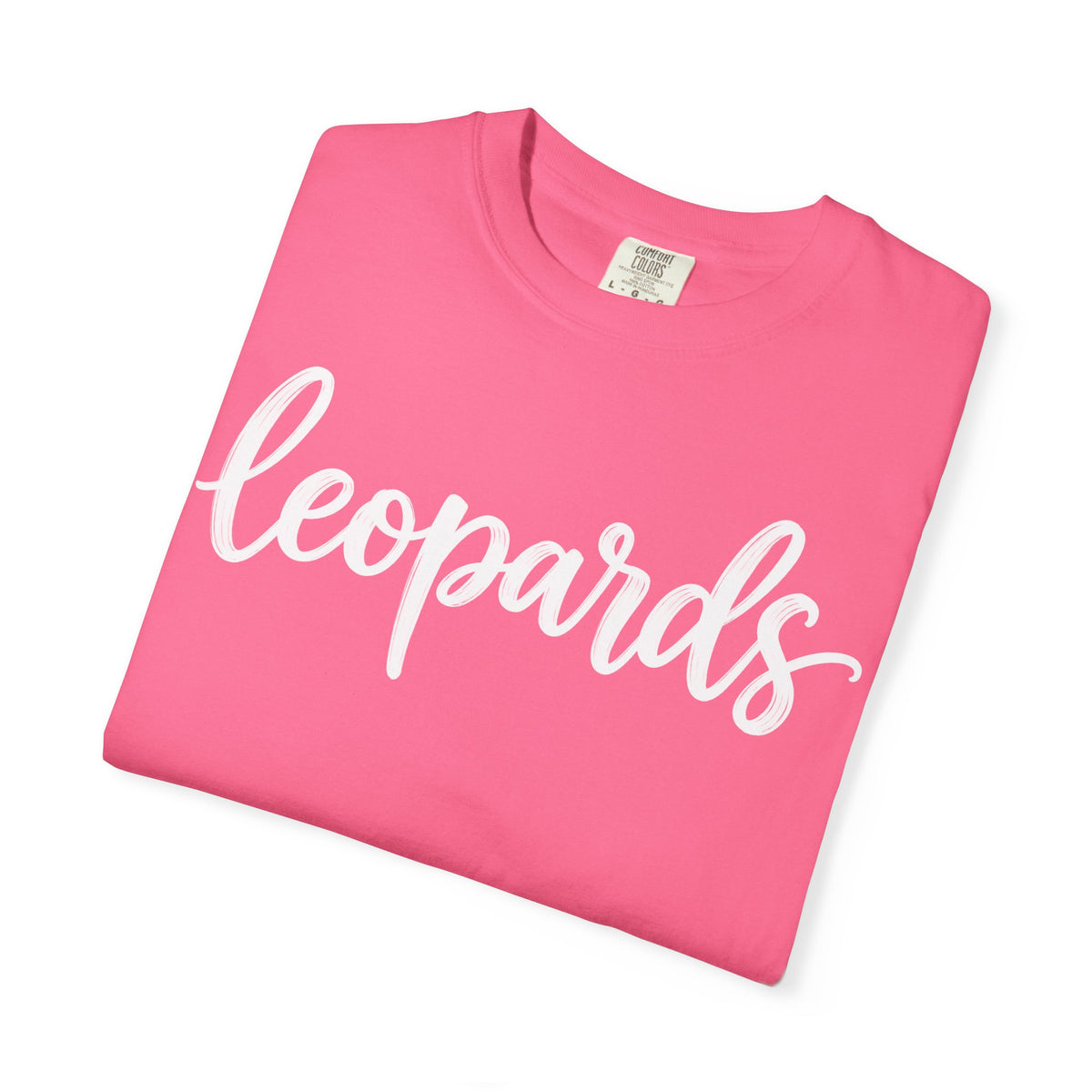 Leopards Script Tee — Retro Graphic T-Shirt