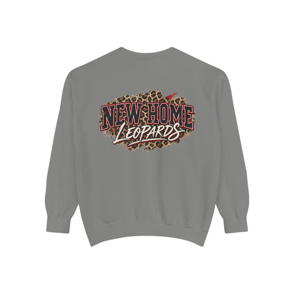New Home Leopards Leopard-Print Crewneck Sweatshirt
