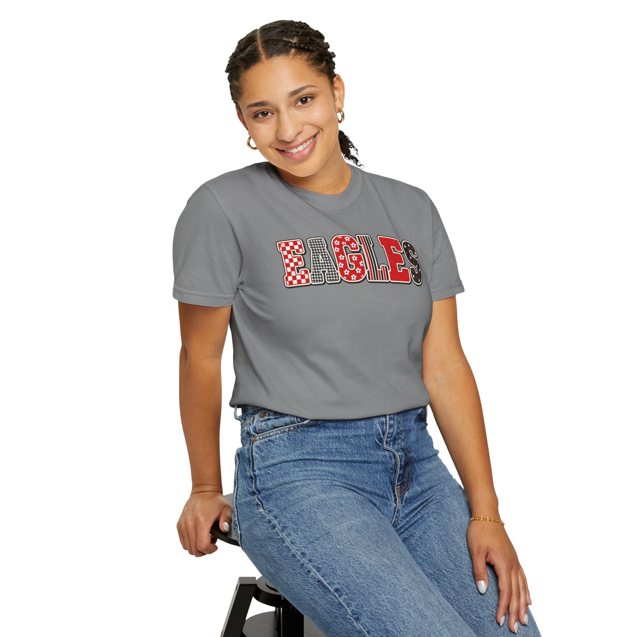 Eagles Retro Lettering Graphic T-Shirt