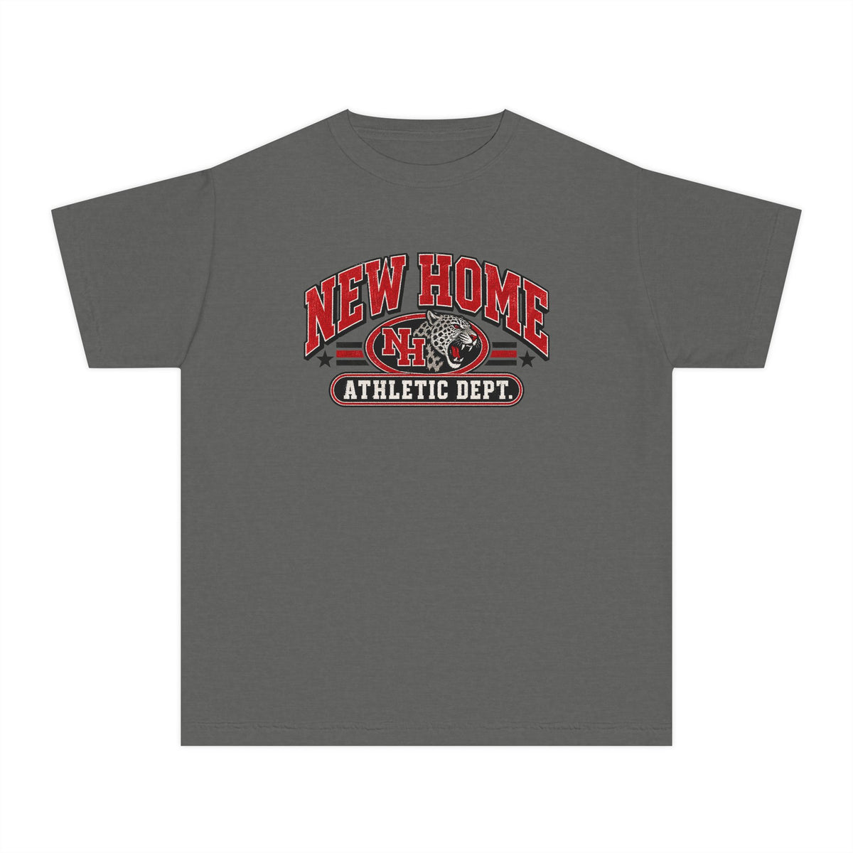 New Home Athletic Dept. Youth Tee — Kids' Welcome Home Graphic Shirt