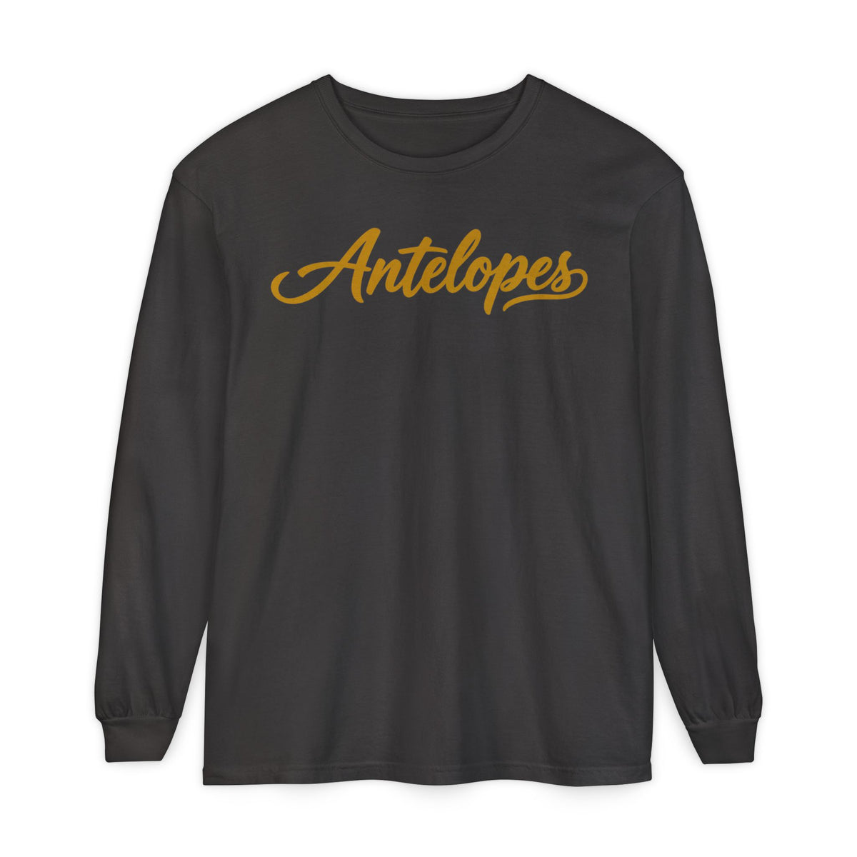 Antelopes Long Sleeve T-Shirt – Post-High-School Mascot Spirit Wear