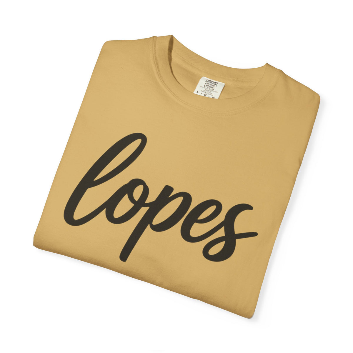 Lopes Script Tee — Personalized Name Graphic T-Shirt