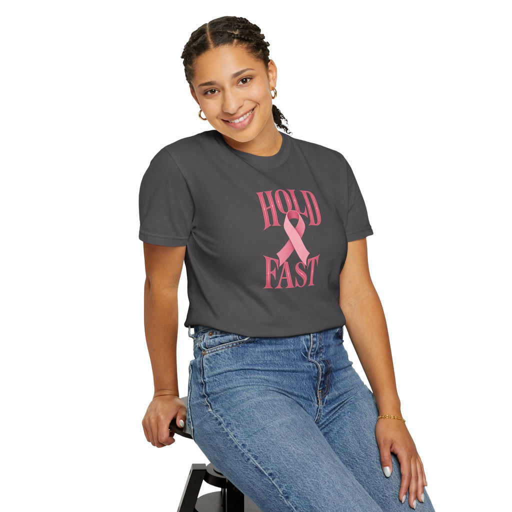 Hold Fast Pink Ribbon T‑Shirt