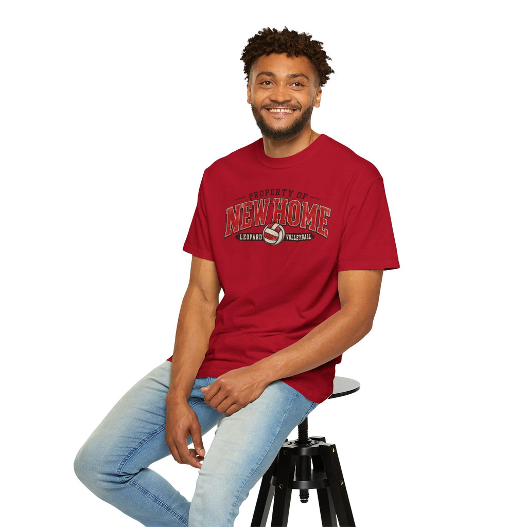 New Home Volleyball T-Shirt — "Property of New Home" Graphic Tee