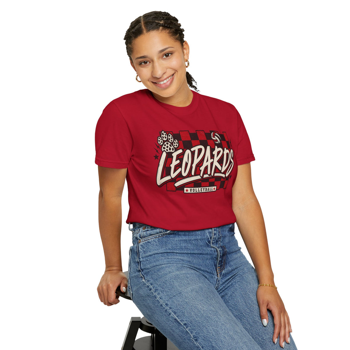 Leopards Volleyball Graphic T-Shirt