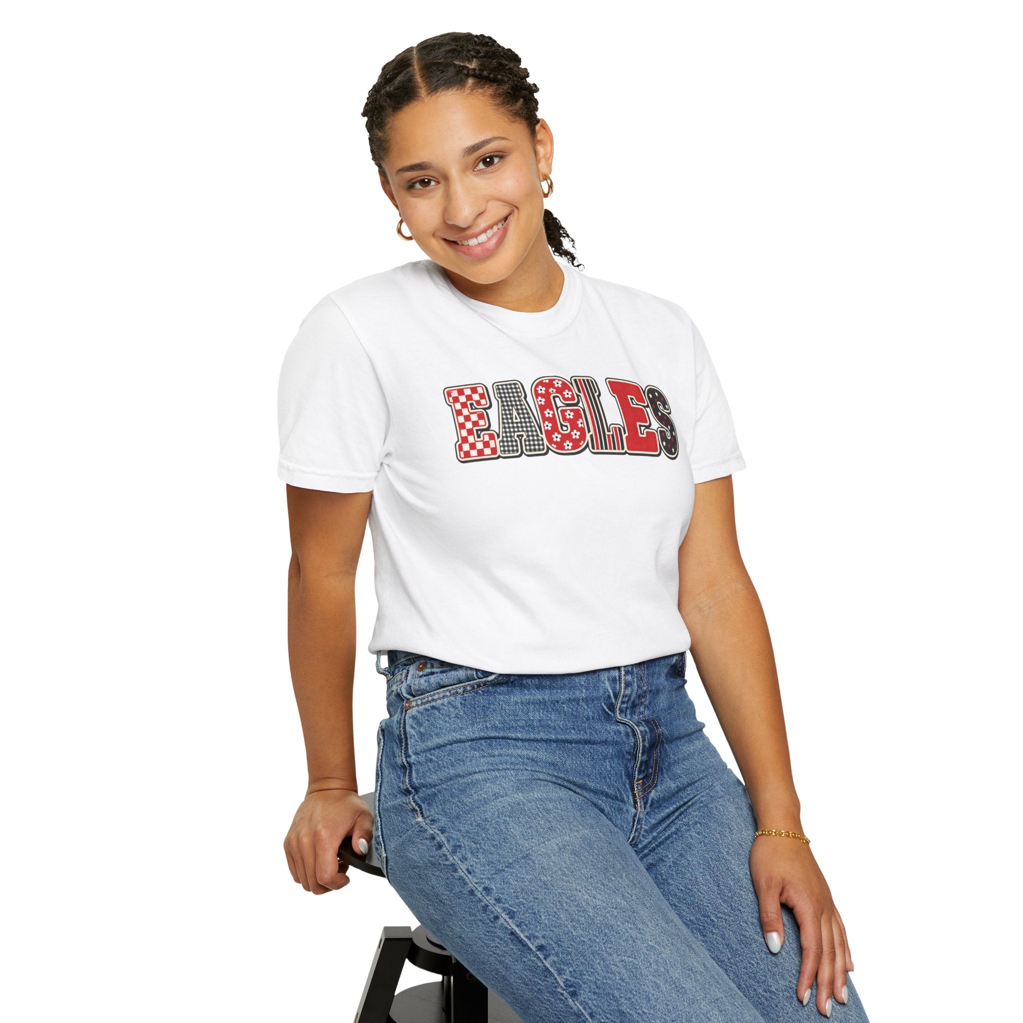 Eagles Retro Lettering Graphic T-Shirt