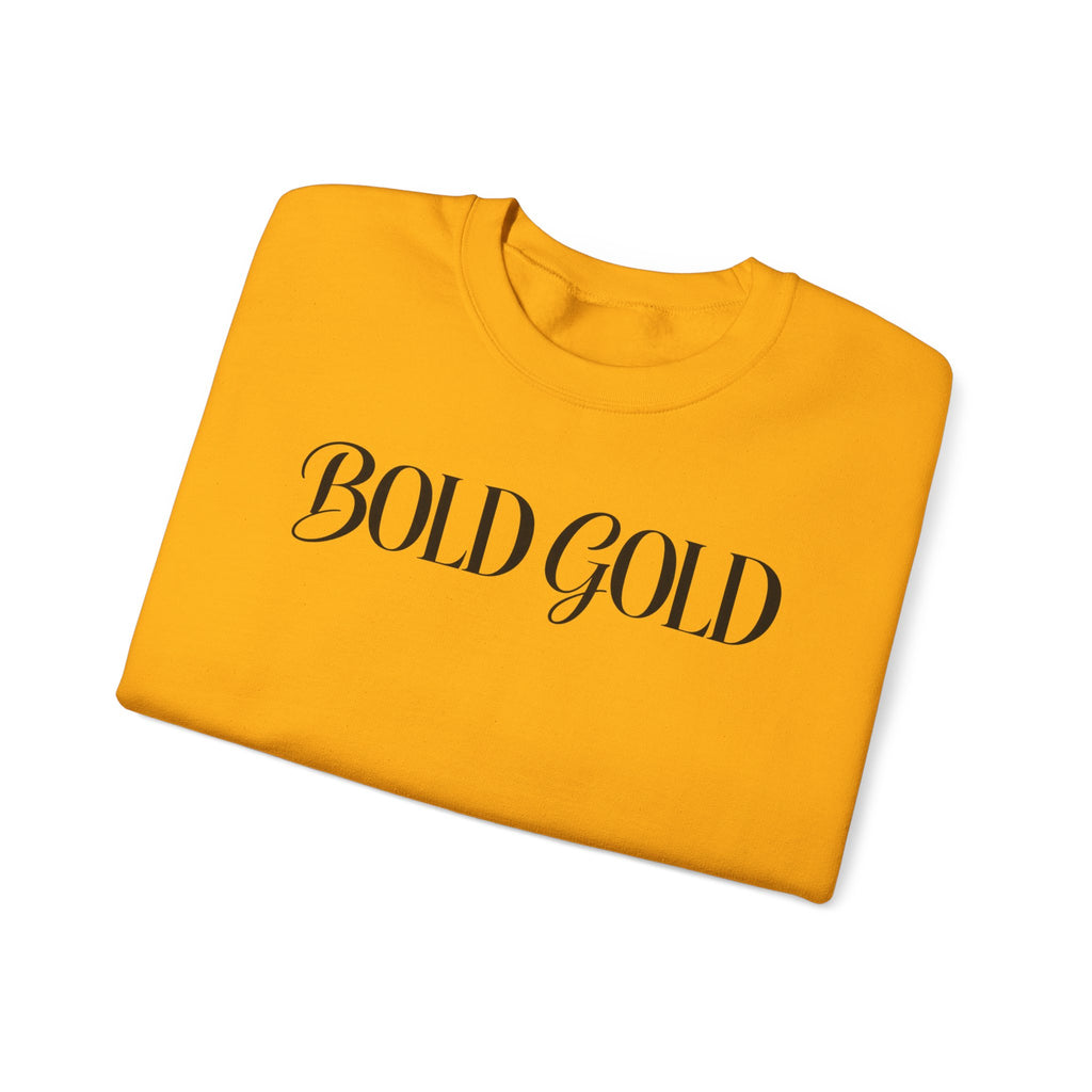 Bold Gold Crewneck Sweatshirt