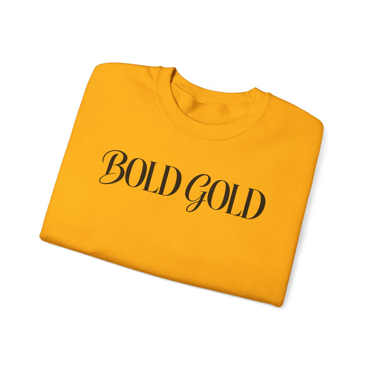 Bold Gold Crewneck Sweatshirt