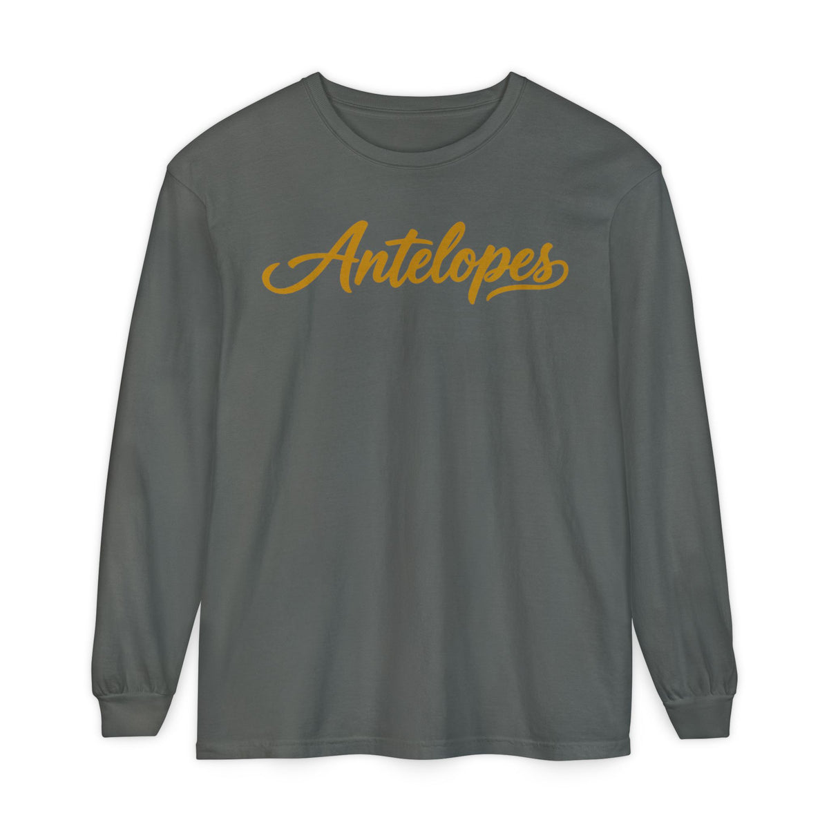 Antelopes Long Sleeve T-Shirt – Post-High-School Mascot Spirit Wear