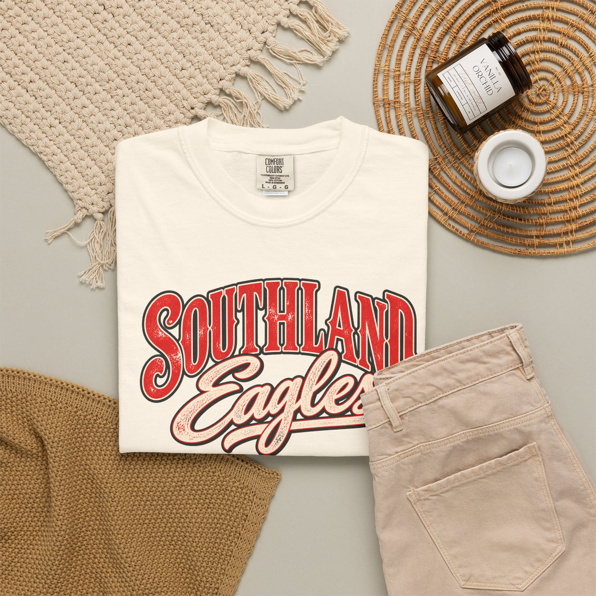 Southland Eagles Vintage Script T-Shirt