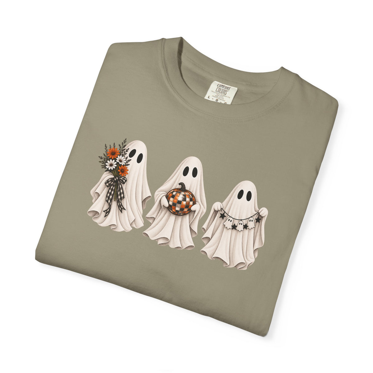 Ghost Trio Halloween T-Shirt — Cute Spooky Costume Candy Design