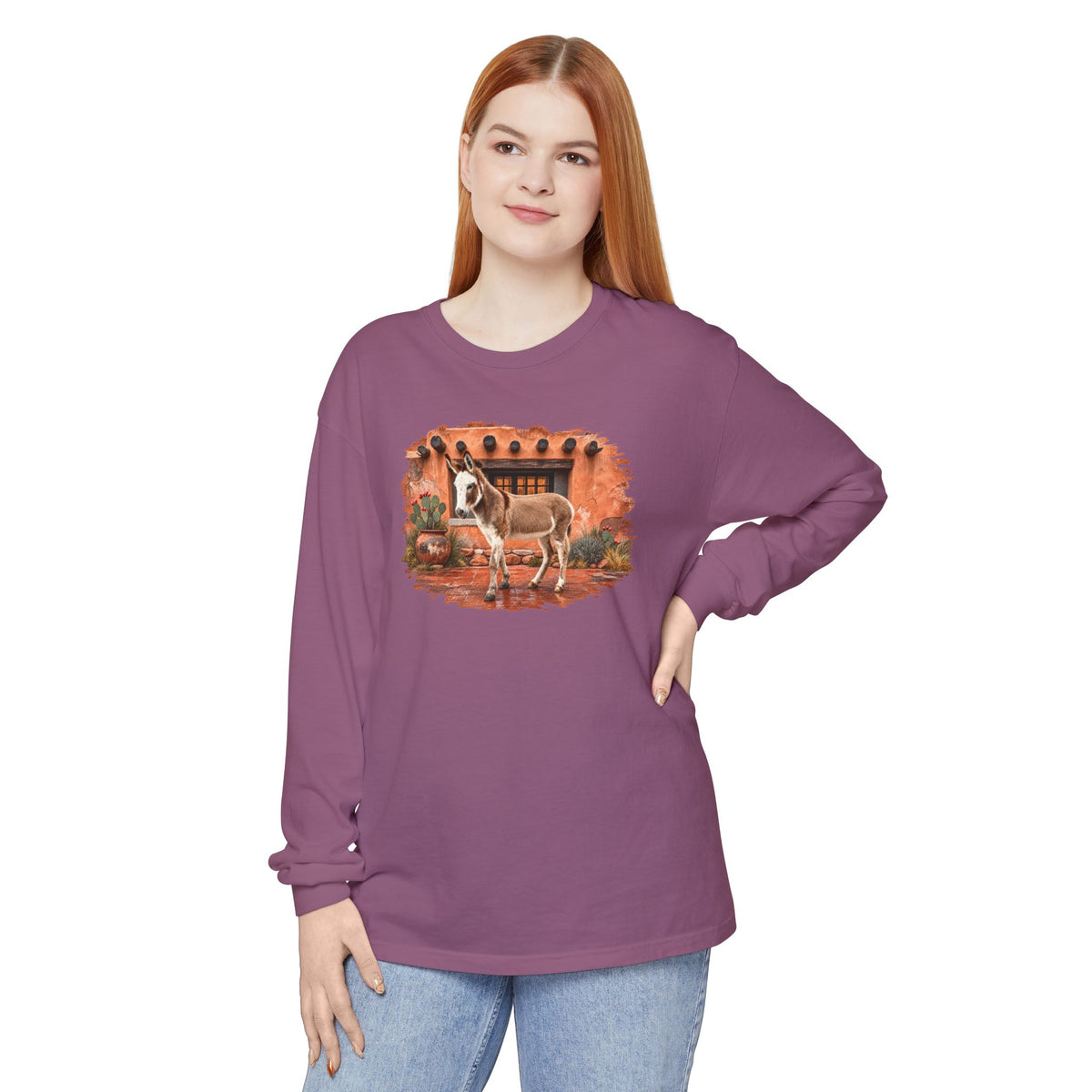 Southwestern Donkey Long Sleeve Tee