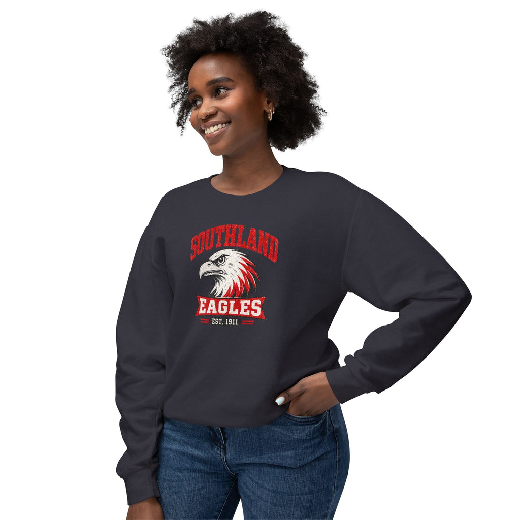 Southland Eagles Crewneck Sweatshirt — Vintage Eagle School Spirit Pullover