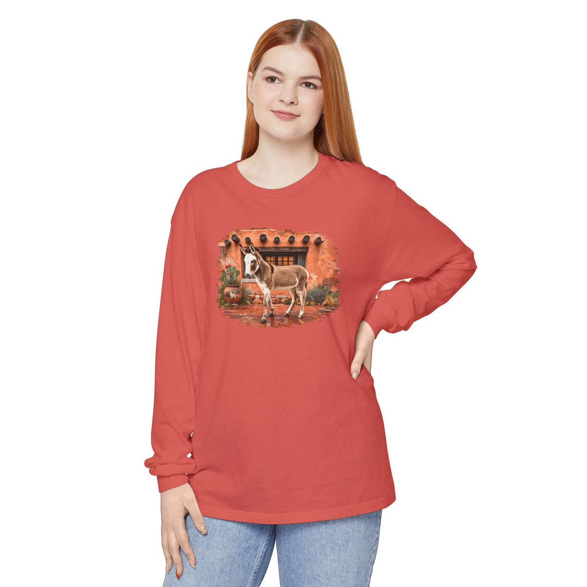 Southwestern Donkey Long Sleeve Tee