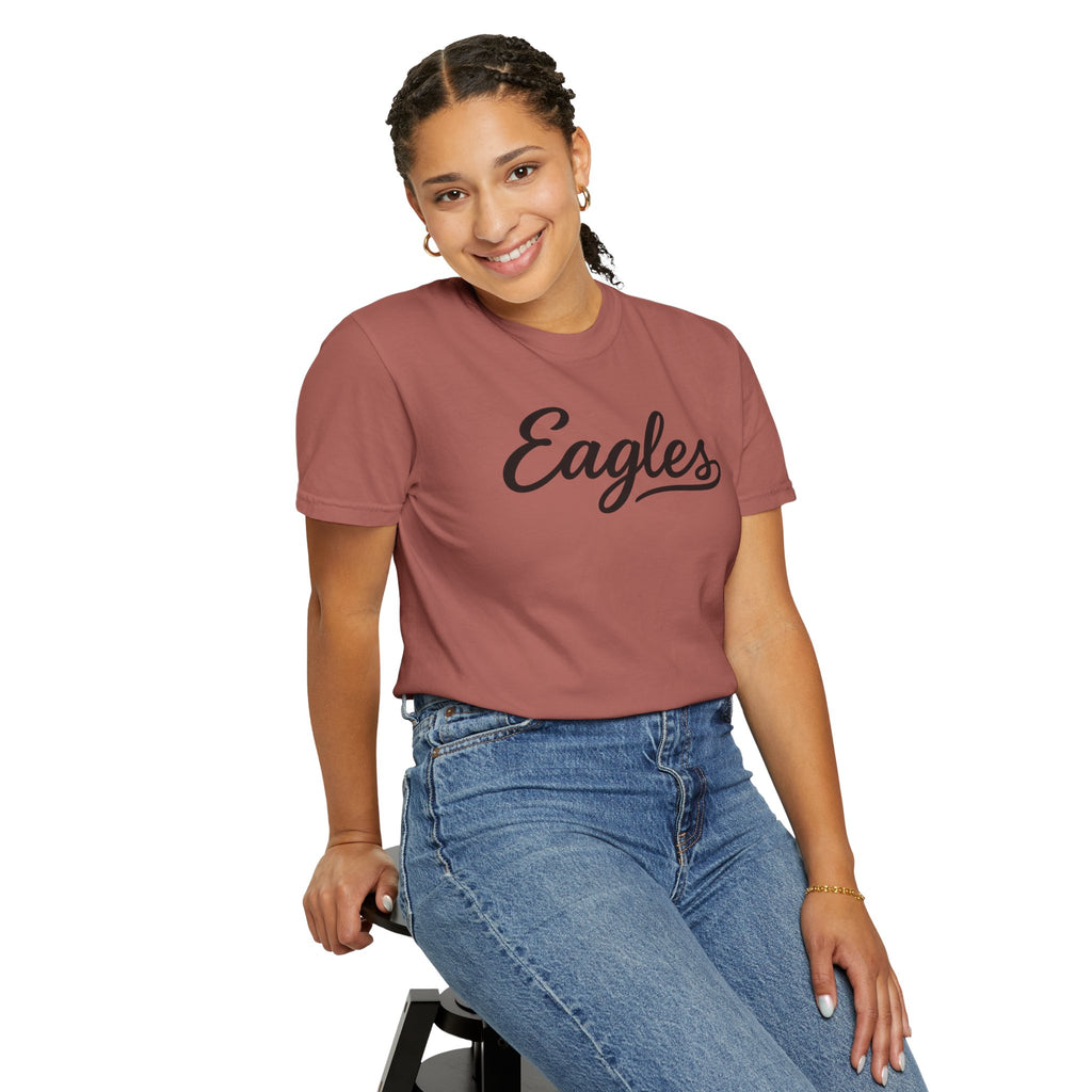 Eagles Script Tee — Vintage Athletic Logo T-Shirt