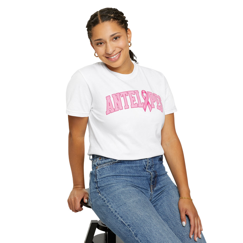 Antelopes Pink Ribbon T-Shirt — Breast Cancer Awareness Tee