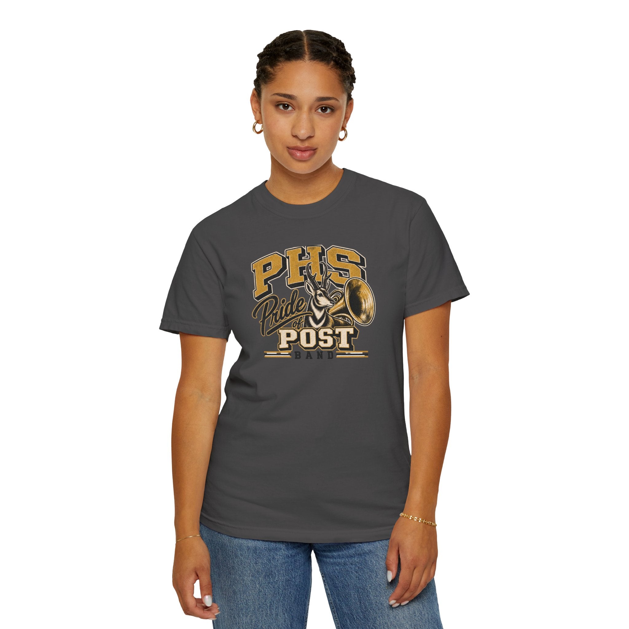 PHS Pride Post Band T‑Shirt — School Band Vintage Horn Tee