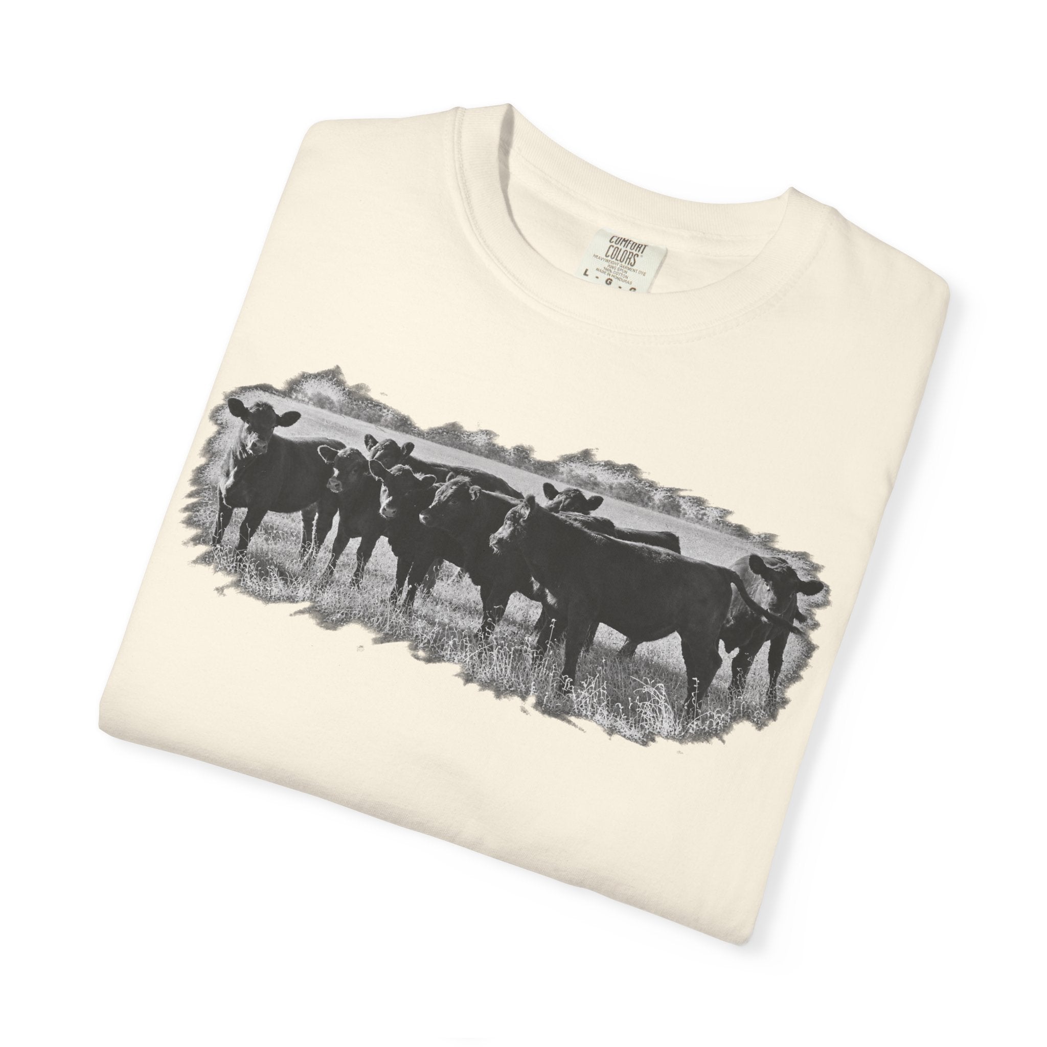 Cowboy Cattle Herd T-Shirt – Vintage Western Ranch Graphic Tee