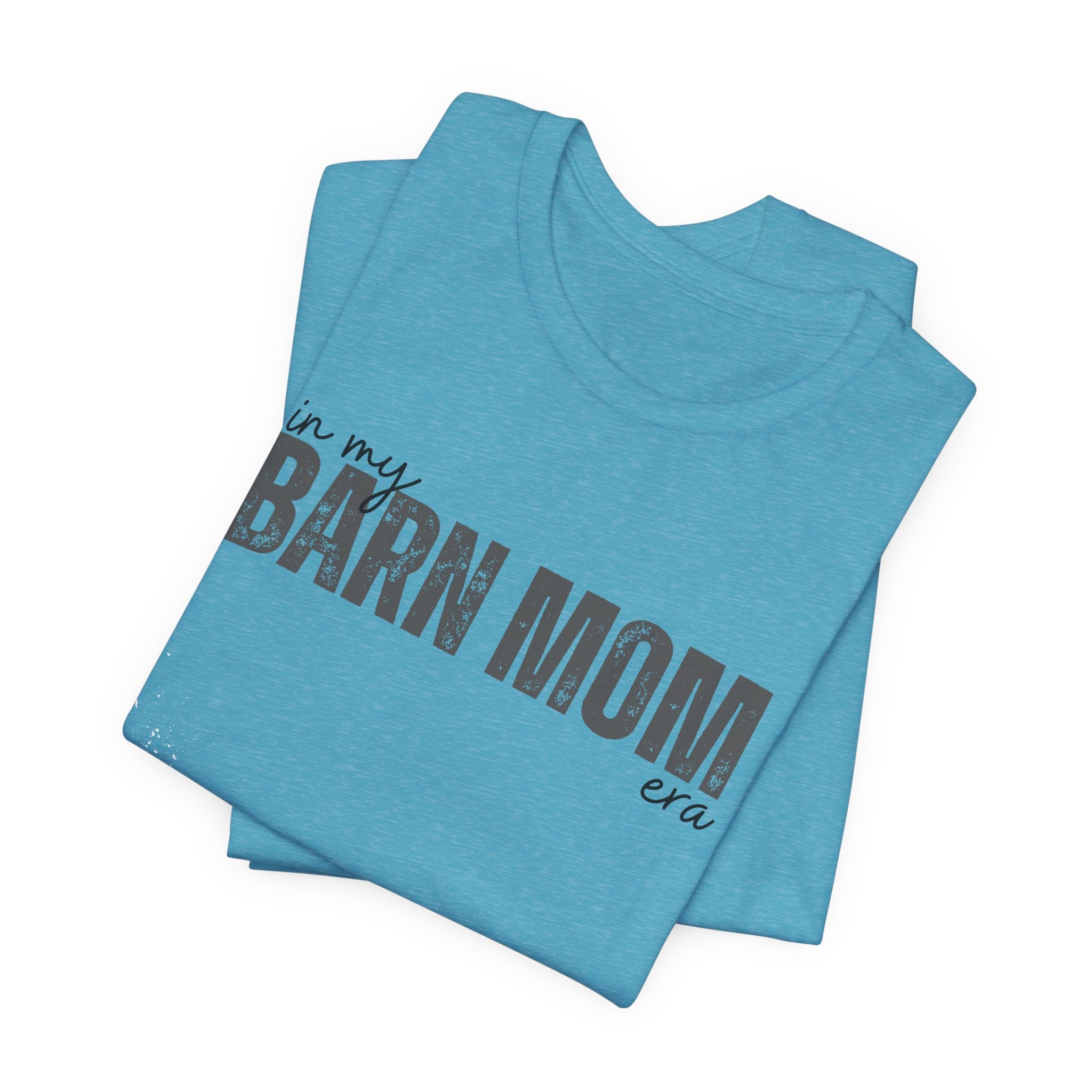 Barn Mom T‑Shirt – Vintage Rustic Farm Mom Tee