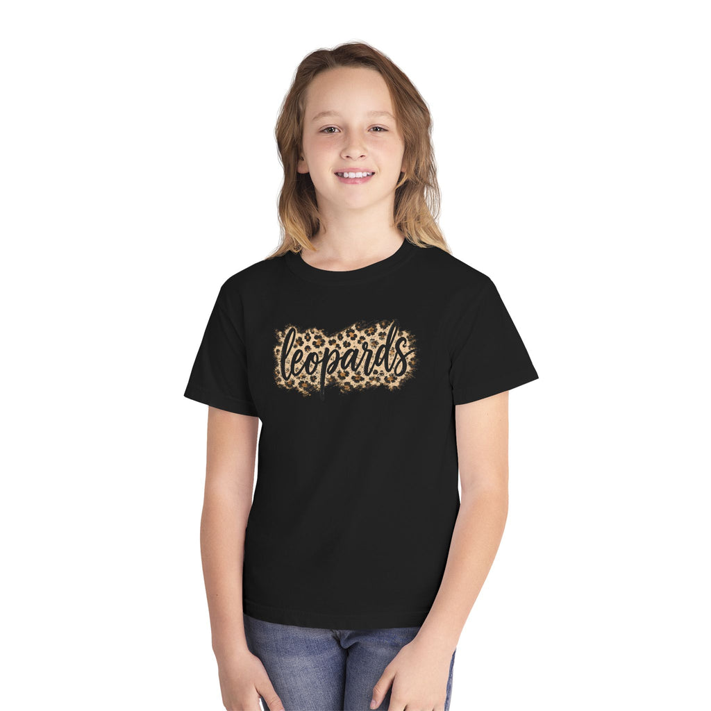 Leopards Youth Tee — Leopard Print Team Shirt
