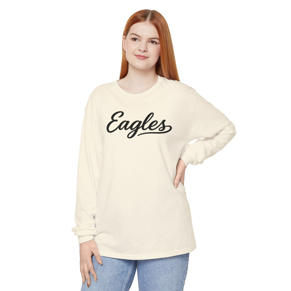 Eagles Script Long Sleeve Tee