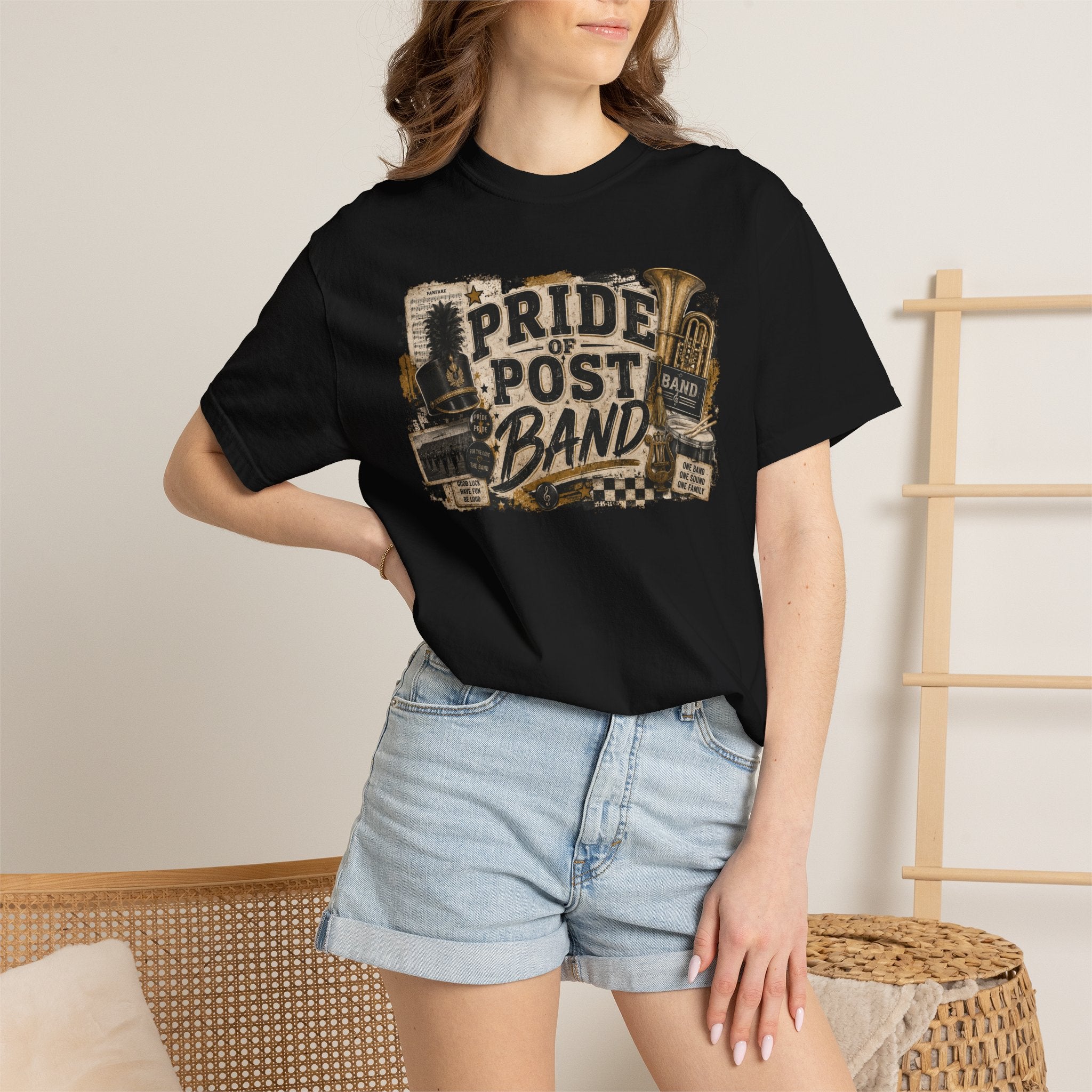 Pride of Post Band T-Shirt — Vintage Marching Band Tee