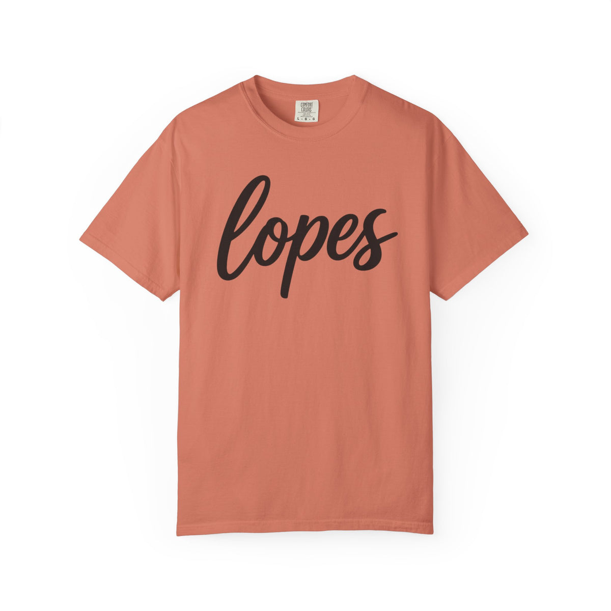 Lopes Script Tee — Personalized Name Graphic T-Shirt