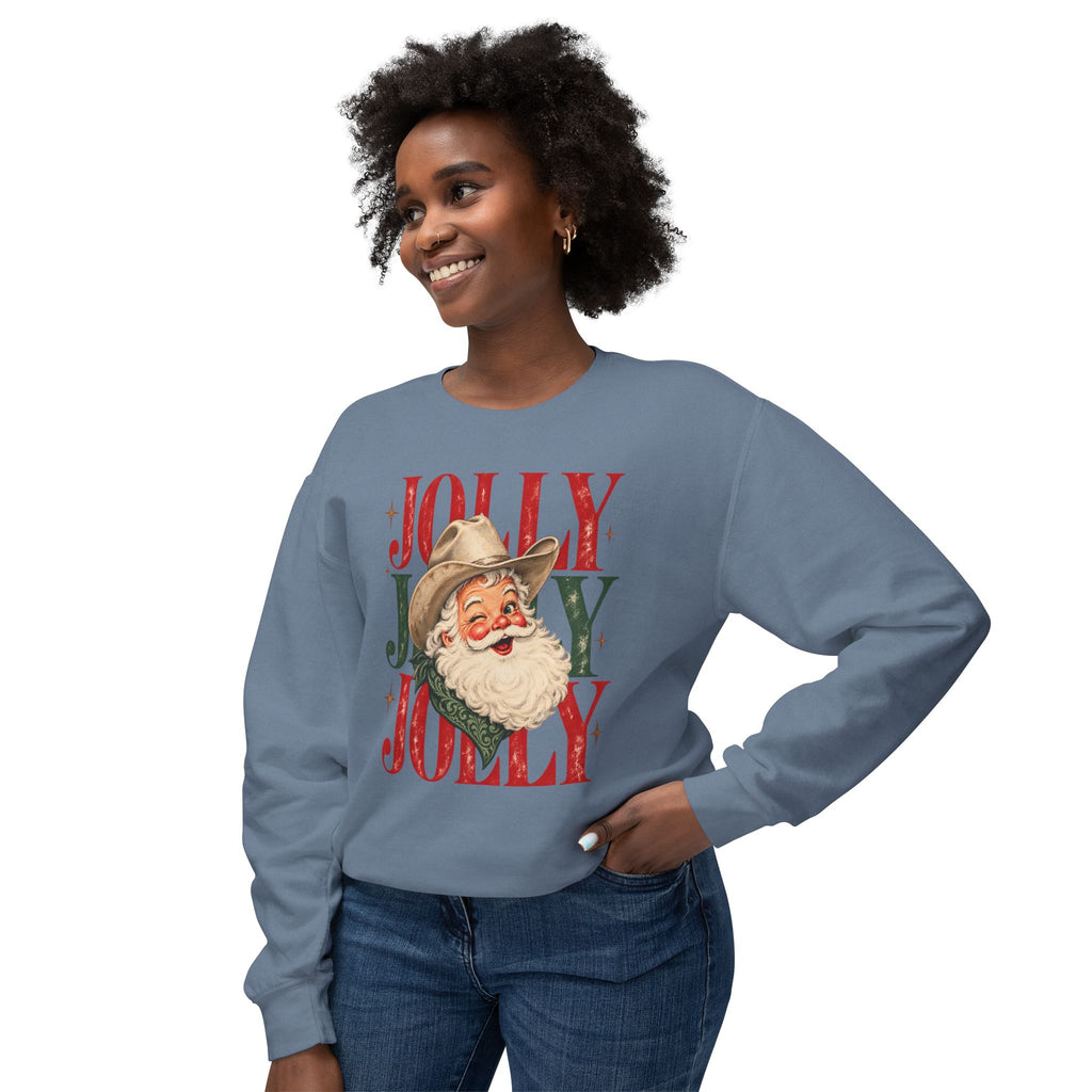 Jolly Santa Christmas Sweatshirt