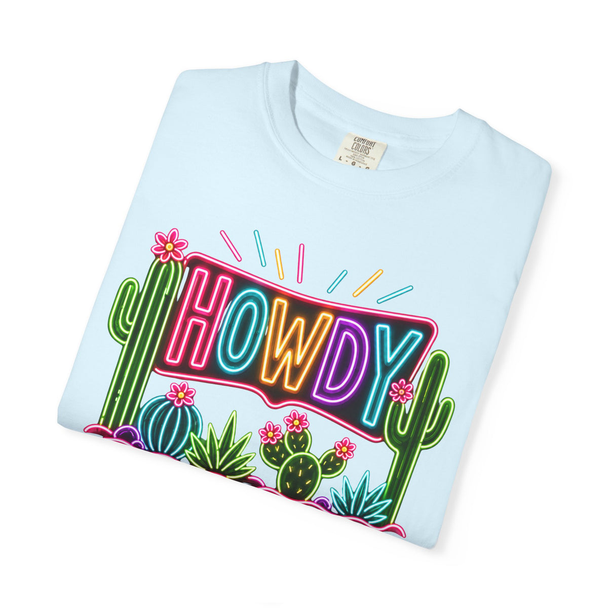 Neon Howdy Cactus T-Shirt