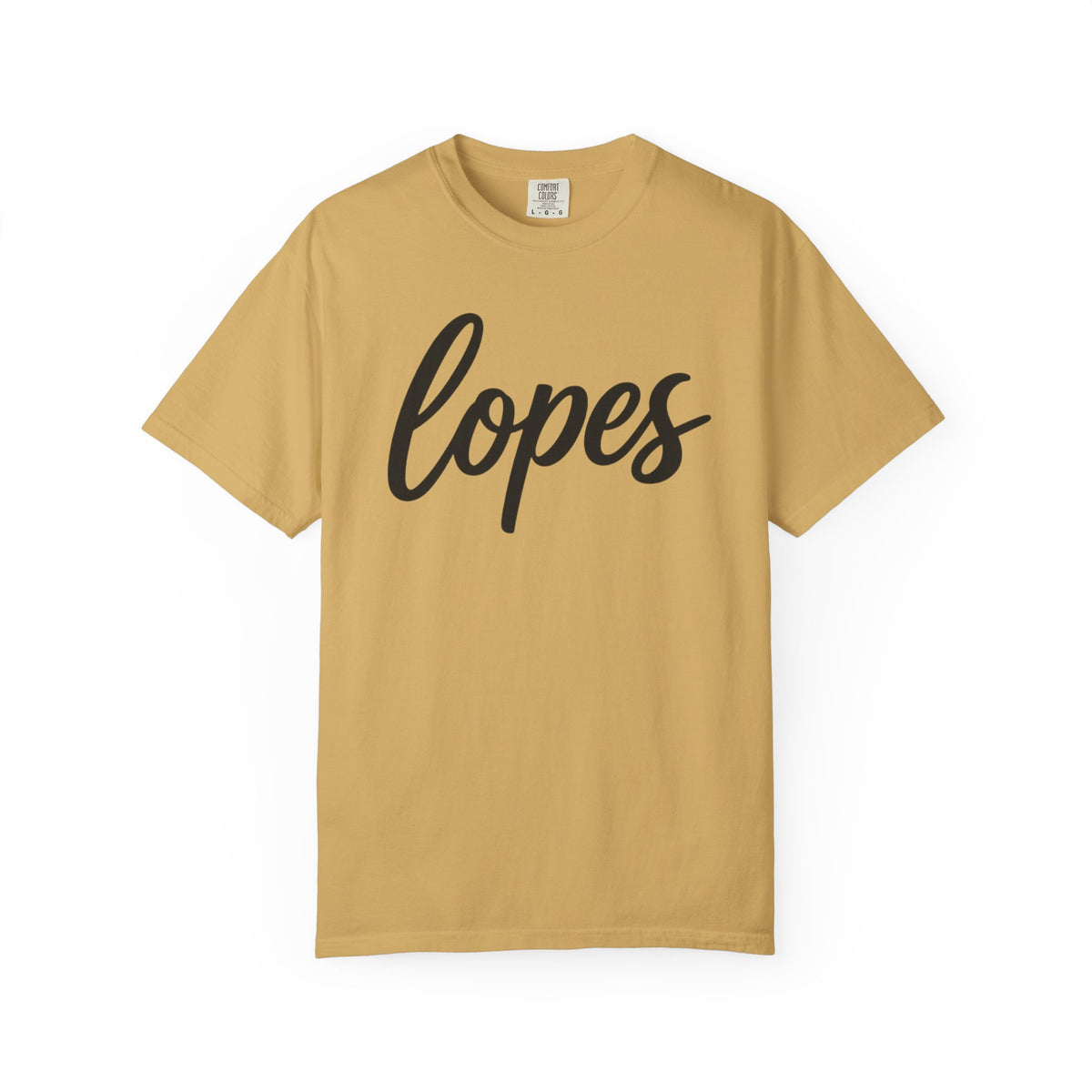 Lopes Script Tee — Personalized Name Graphic T-Shirt