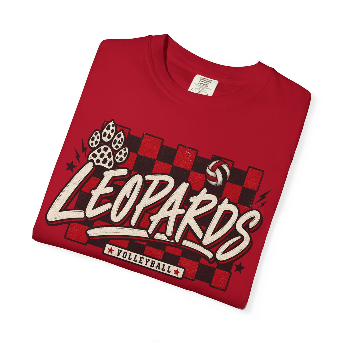 Leopards Volleyball Graphic T-Shirt
