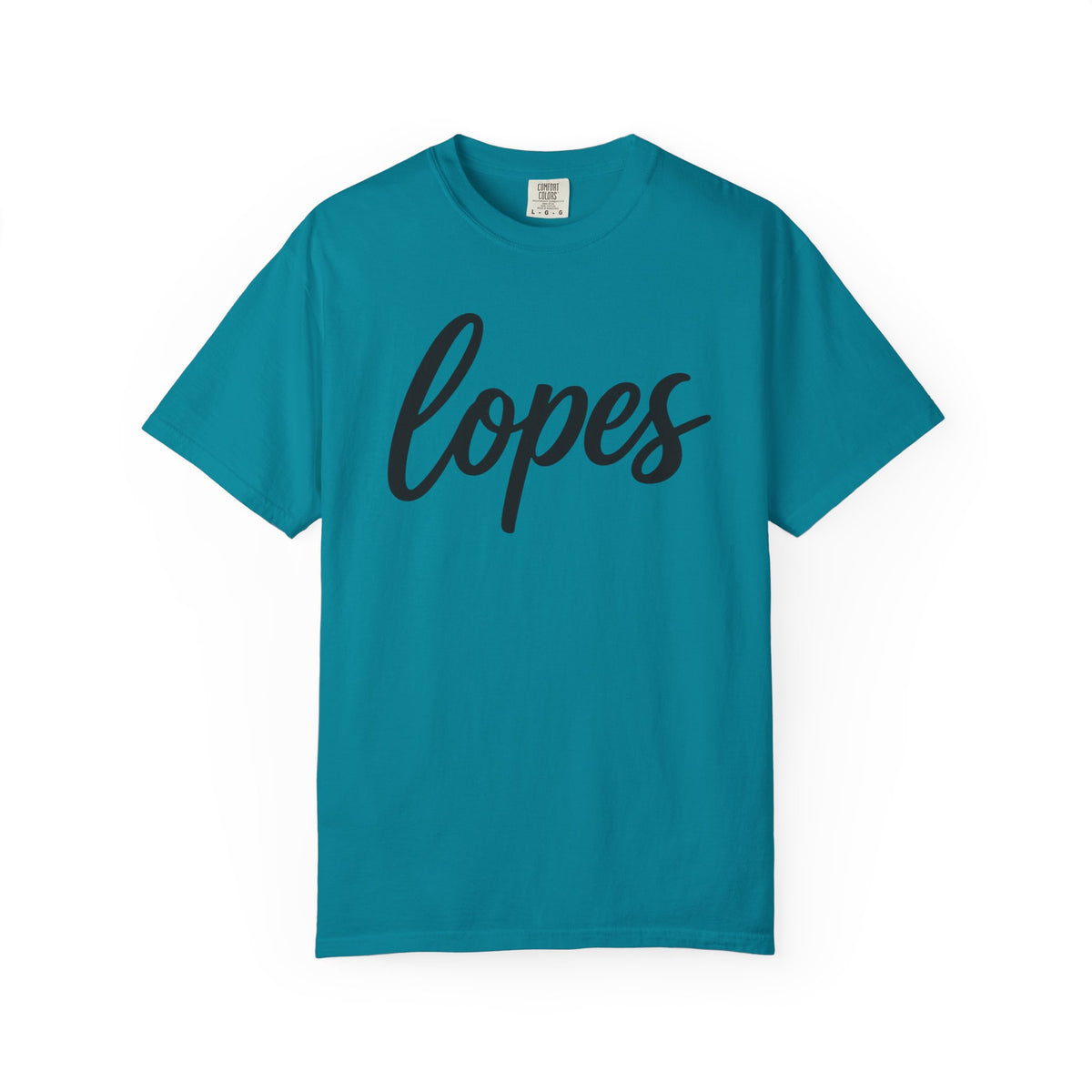 Lopes Script Tee — Personalized Name Graphic T-Shirt