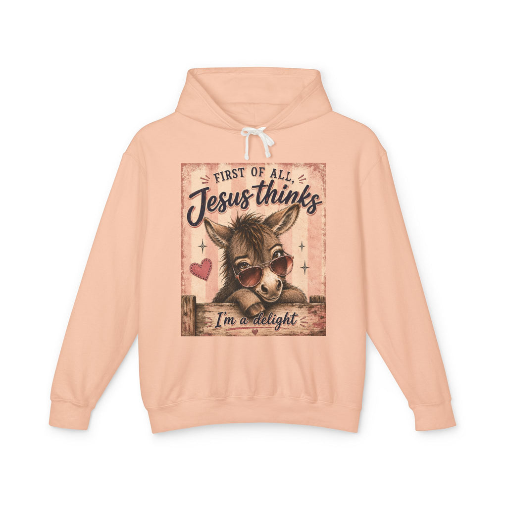 Unisex Lightweight Hooded Sweatshirt
