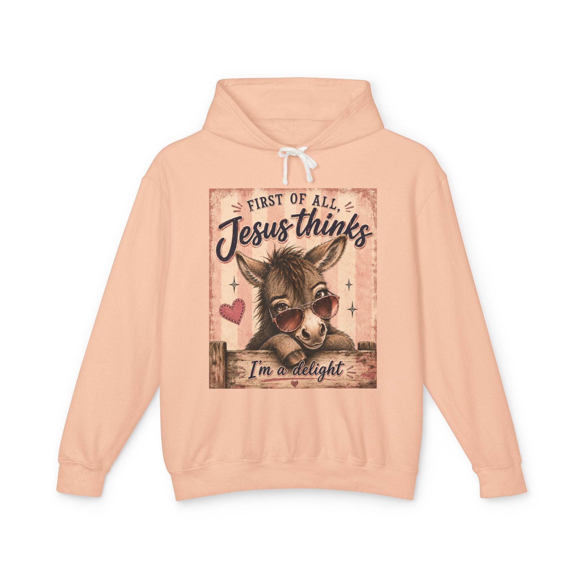 Unisex Lightweight Hooded Sweatshirt