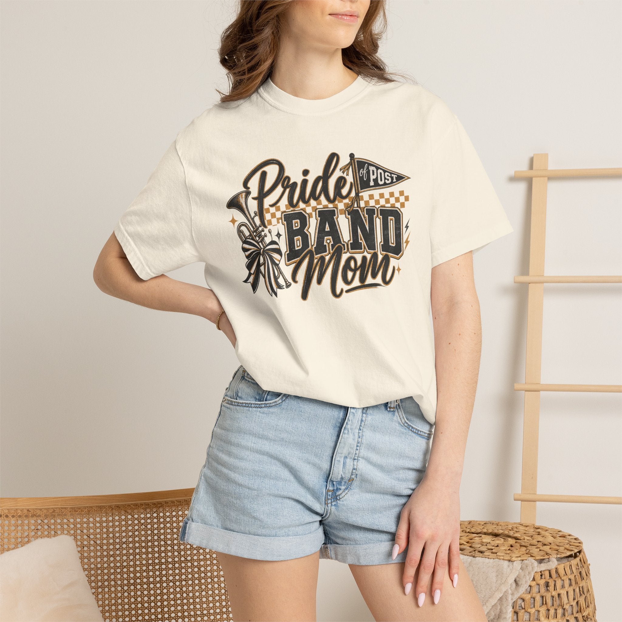 Band Mom T-Shirt – "Pride Band Mom" Graphic Tee for Marching Band Parents