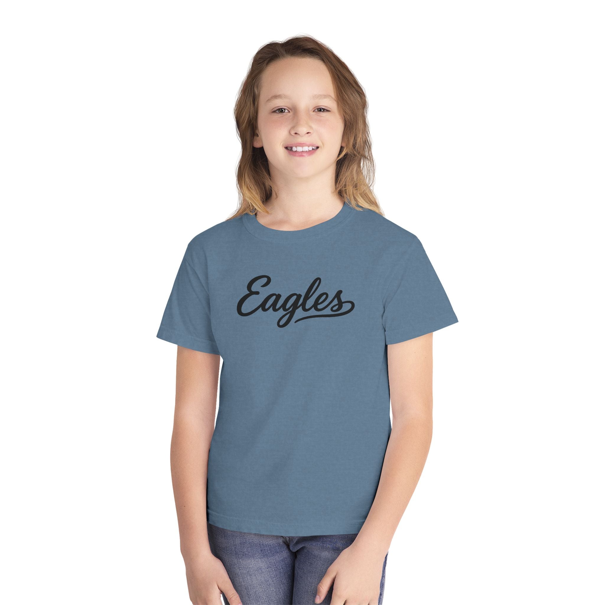 Eagles Script Youth T‑Shirt